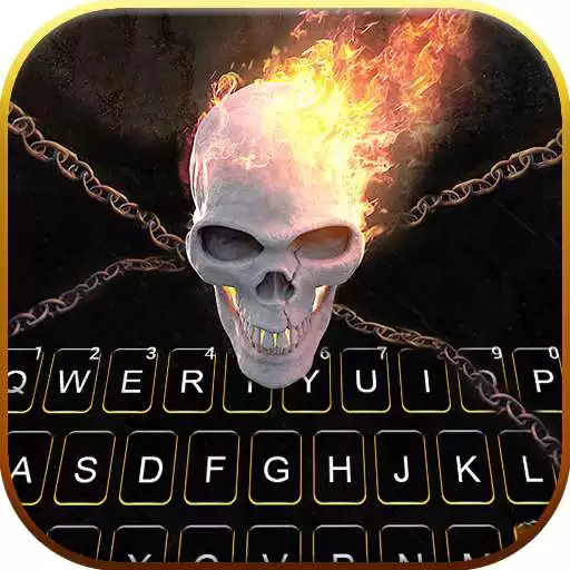 Play Skull Chain Fire Keyboard Background APK Play Skull Chain Fire Keyboard Background APK
