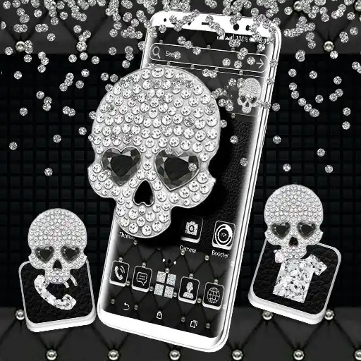 Play Skull Diamond Launcher Theme APK