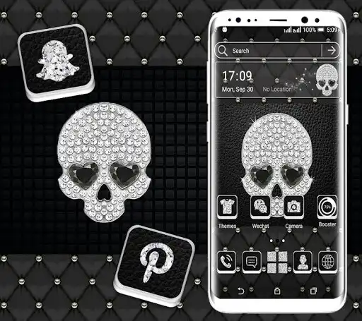 Play Skull Diamond Launcher Theme  and enjoy Skull Diamond Launcher Theme with UptoPlay