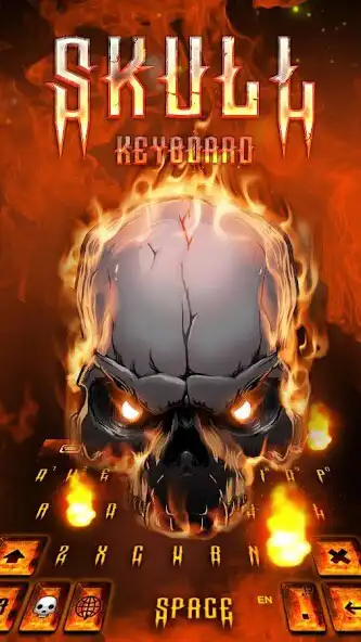 Play Skull Hellfire Keyboard Theme  and enjoy Skull Hellfire Keyboard Theme with UptoPlay