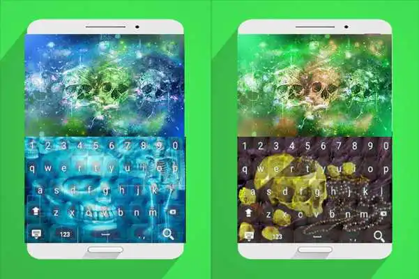 Play skull keyboard theme 3 free