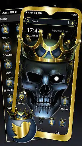 Play Skull King Launcher Theme  and enjoy Skull King Launcher Theme with UptoPlay