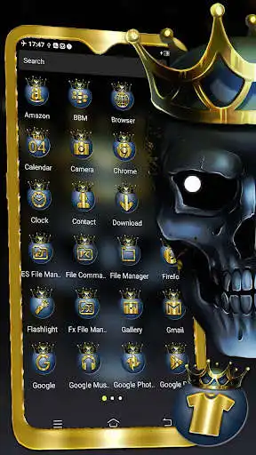 Play Skull King Launcher Theme as an online game Skull King Launcher Theme with UptoPlay