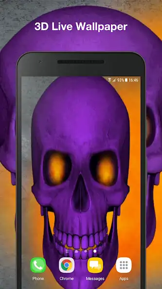Play Skull Live Wallpaper Pro  and enjoy Skull Live Wallpaper Pro with UptoPlay