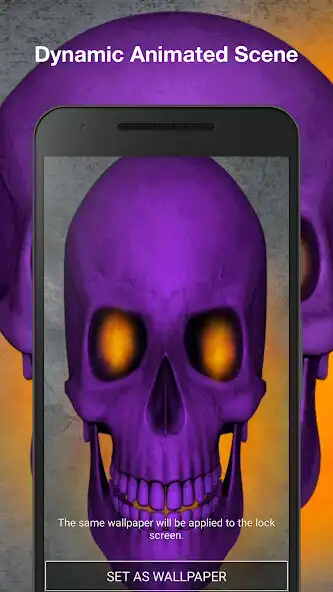 Play Skull Live Wallpaper Pro as an online game Skull Live Wallpaper Pro with UptoPlay