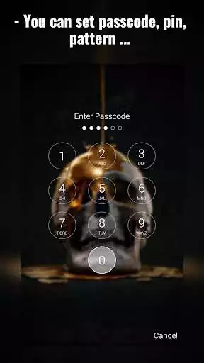 Play Skull Lock Screen  Wallpapers as an online game Skull Lock Screen  Wallpapers with UptoPlay