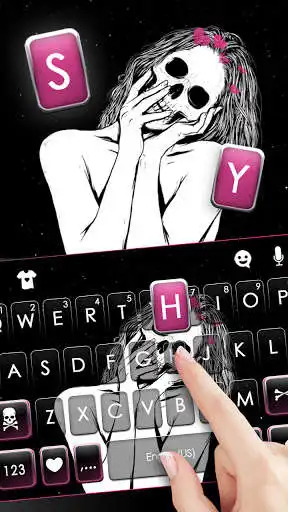 Play Skull Love Live Keyboard Background as an online game Skull Love Live Keyboard Background with UptoPlay