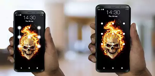 Play Skull Pattern Lock Screen  and enjoy Skull Pattern Lock Screen with UptoPlay