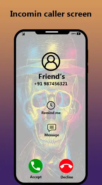 Play Skull Photo Phone Dialer 2022 as an online game Skull Photo Phone Dialer 2022 with UptoPlay