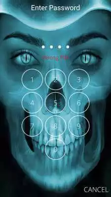 Play Skull Pin Screen Lock