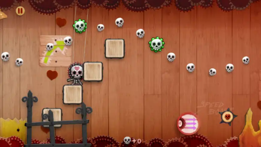 Play Skull Raider Run as an online game Skull Raider Run with UptoPlay