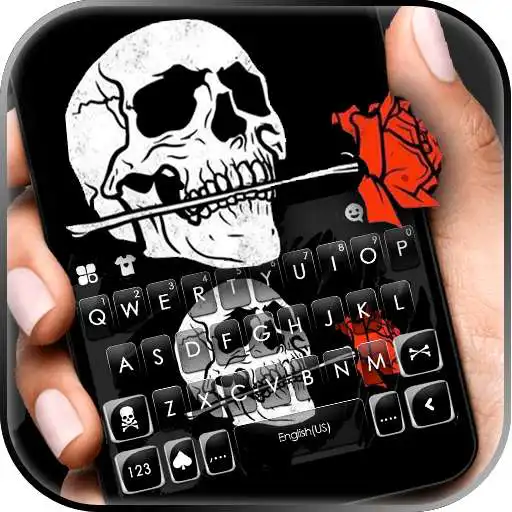 Play Skull Rose Keyboard Theme APK Play Skull Rose Keyboard Theme APK