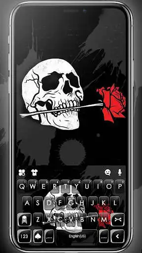 Play Skull Rose Keyboard Theme  and enjoy Skull Rose Keyboard Theme with UptoPlay