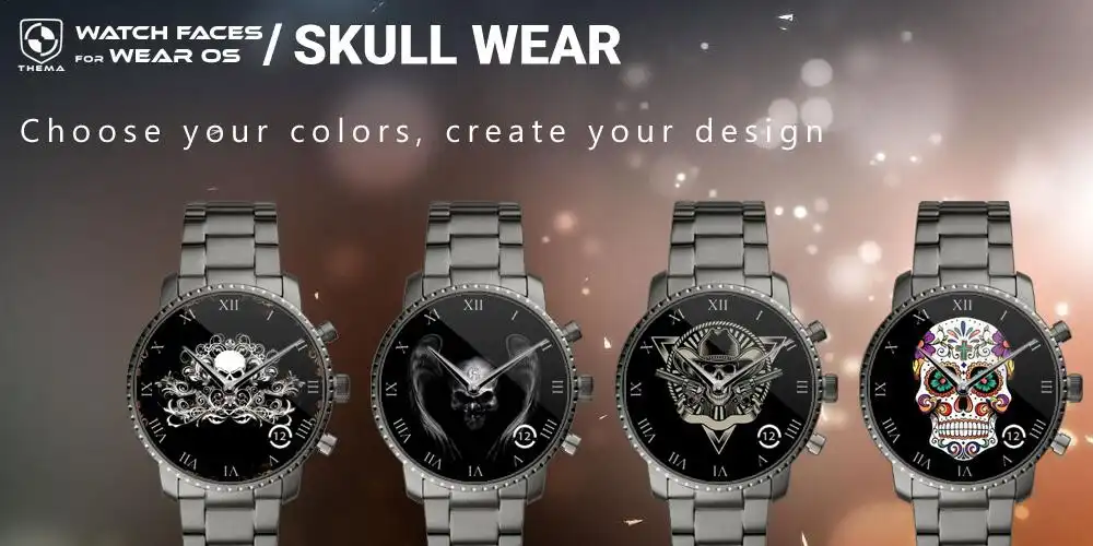 Play Skull Wear Watch Face as an online game Skull Wear Watch Face with UptoPlay