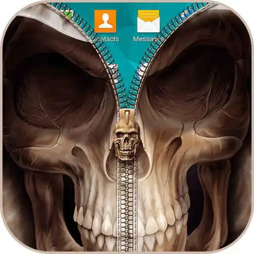 Free play online Skull Zipper Lock  APK