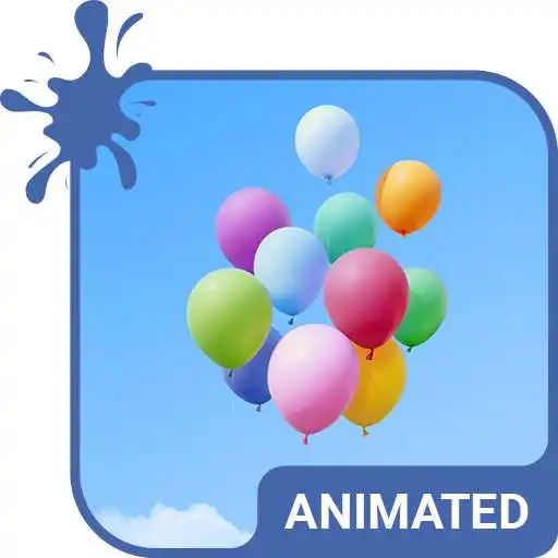 Play Sky Balloons Animated Keyboard + Live Wallpaper APK