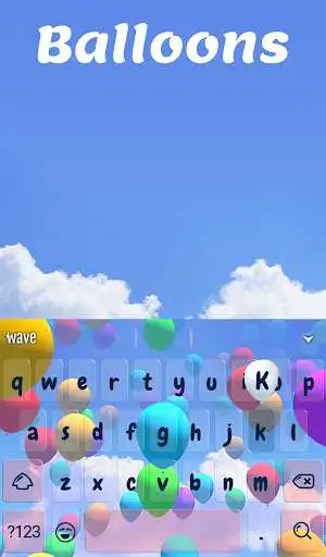 Play Sky Balloons Animated Keyboard + Live Wallpaper as an online game Sky Balloons Animated Keyboard + Live Wallpaper with UptoPlay