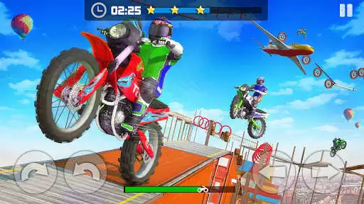Play Sky Bike Stunt Master : Offline Racing Game  and enjoy Sky Bike Stunt Master : Offline Racing Game with UptoPlay