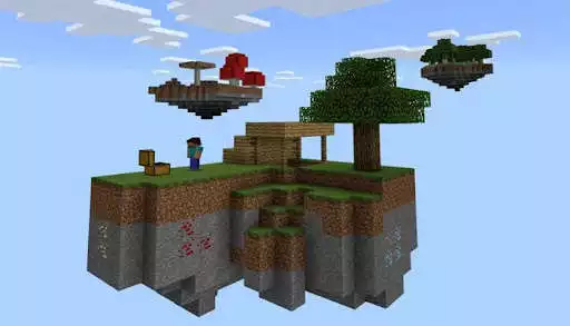 Play Skyblock map game for Minecraft as an online game Skyblock map game for Minecraft with UptoPlay
