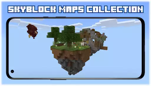 Play Skyblock maps for Minecraft PE as an online game Skyblock maps for Minecraft PE with UptoPlay