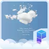 Free play online Sky Blue Launcher Theme APK