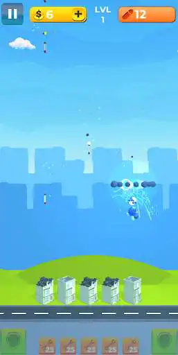 Play SkyBolt - Modern Missile Command as an online game SkyBolt - Modern Missile Command with UptoPlay