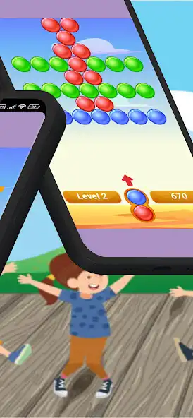 Play Sky Bubble Shooter : Rainbow as an online game Sky Bubble Shooter : Rainbow with UptoPlay