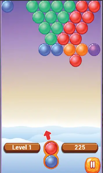 Play Sky Bubble Shooter as an online game Sky Bubble Shooter with UptoPlay