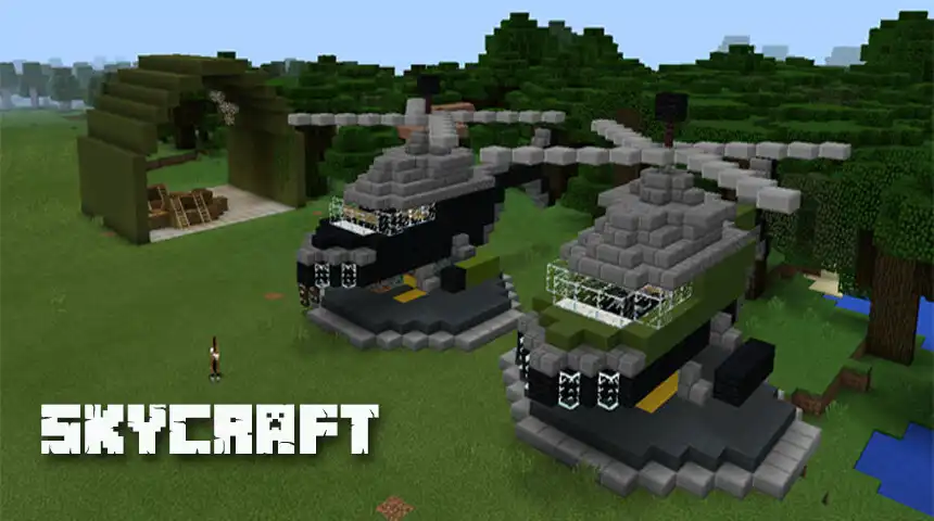 Play SkyCraft 2021 - master craft and building  and enjoy SkyCraft 2021 - master craft and building with UptoPlay