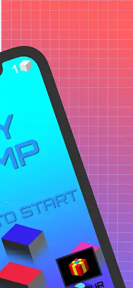 Play Sky Cube Jump as an online game Sky Cube Jump with UptoPlay