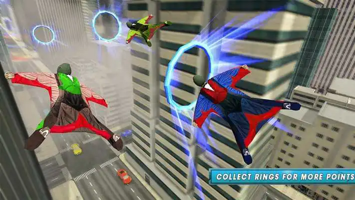 Play Skydiving Endless Wing Suit city Skyscraper Jump