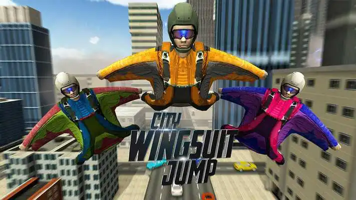 Play Skydiving Endless Wing Suit city Skyscraper Jump