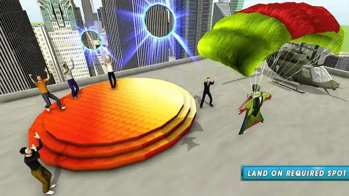 Play Skydiving Endless Wing Suit city Skyscraper Jump