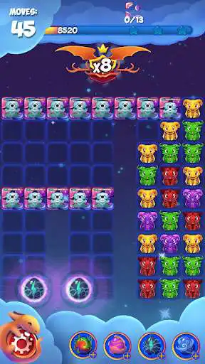 Play Sky Dragon Stars: Magic Match