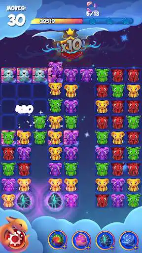 Play Sky Dragon Stars: Magic Match