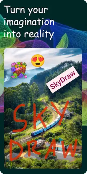 Play SkyDraw: Text, Photo and Video  and enjoy SkyDraw: Text, Photo and Video with UptoPlay