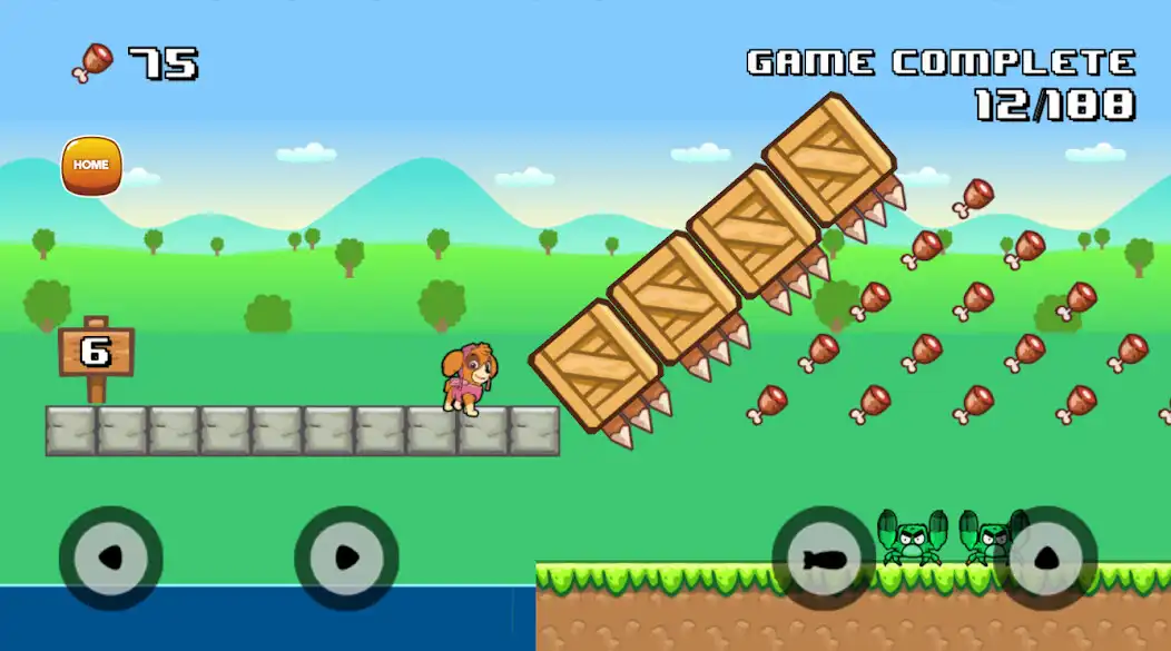 Play Skye Run as an online game Skye Run with UptoPlay
