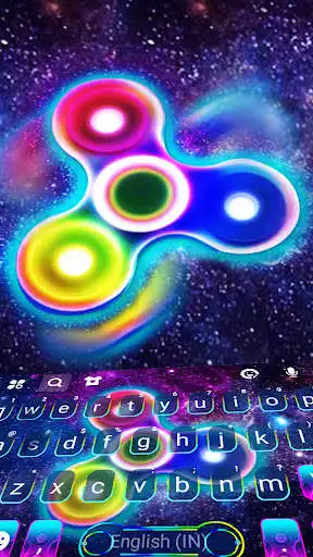 Play Sky Fidget Spinner Keyboard Background as an online game Sky Fidget Spinner Keyboard Background with UptoPlay
