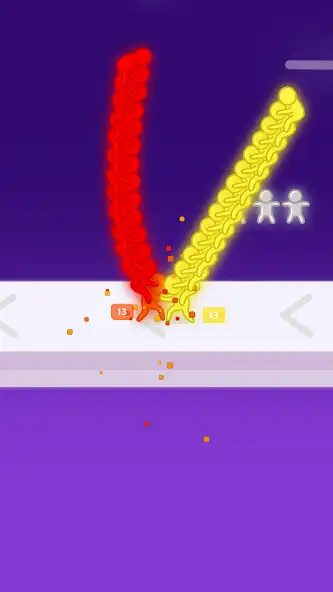 Play Sky High Stickman Run Clash as an online game Sky High Stickman Run Clash with UptoPlay