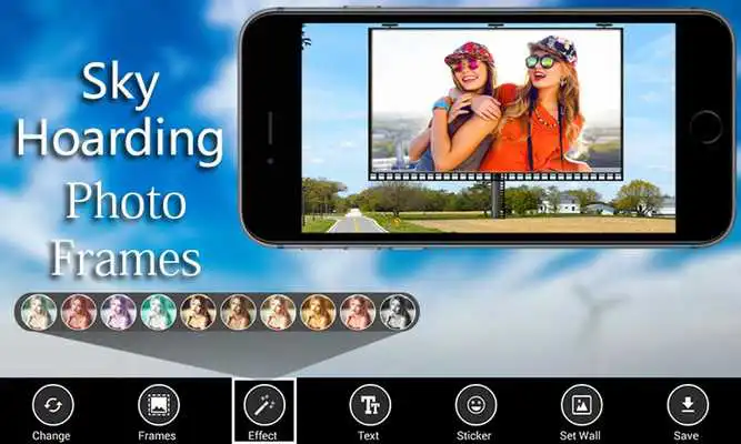 Play Sky Hoarding Photo Frames