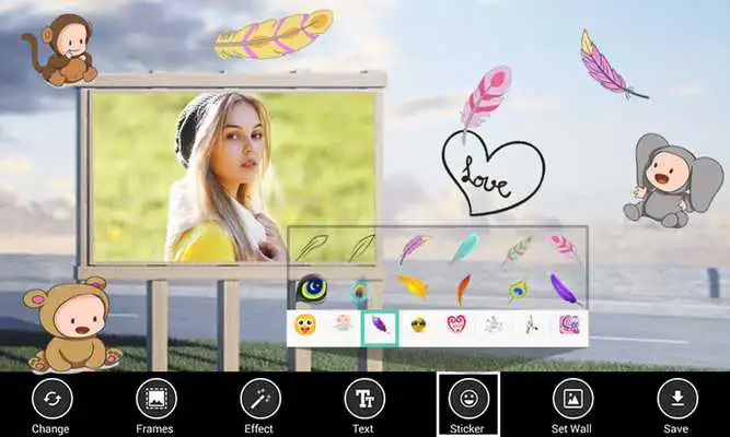 Play Sky Hoarding Photo Frames