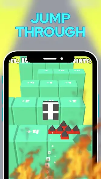 Play Sky Jumper - Jumping Adventure as an online game Sky Jumper - Jumping Adventure with UptoPlay