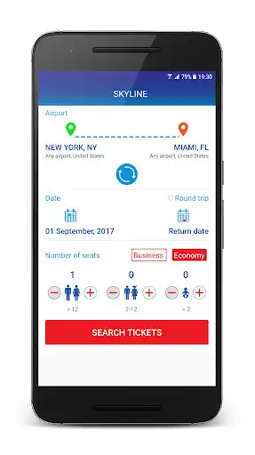 Play Skyline - Cheap Flights and Airline Tickets Search as an online game Skyline - Cheap Flights and Airline Tickets Search with UptoPlay
