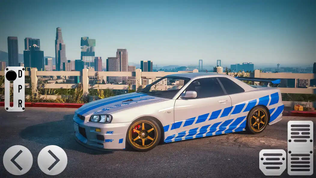 Play Skyline R34 GTR City Racetrack as an online game Skyline R34 GTR City Racetrack with UptoPlay