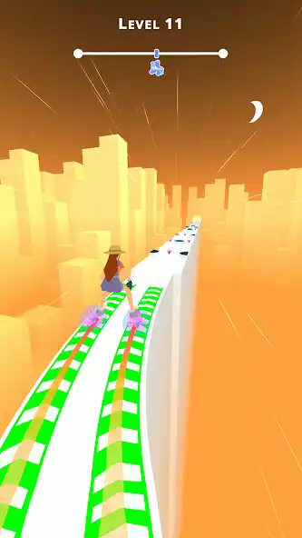 Play Sky Roller: Rainbow Skating  and enjoy Sky Roller: Rainbow Skating with UptoPlay