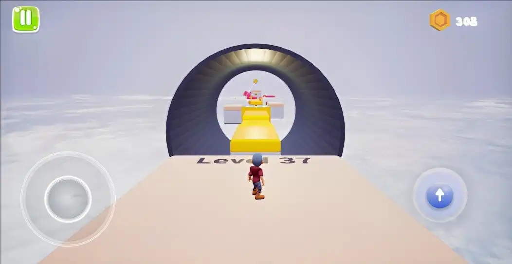 Play Sky Runner - Running Game as an online game Sky Runner - Running Game with UptoPlay