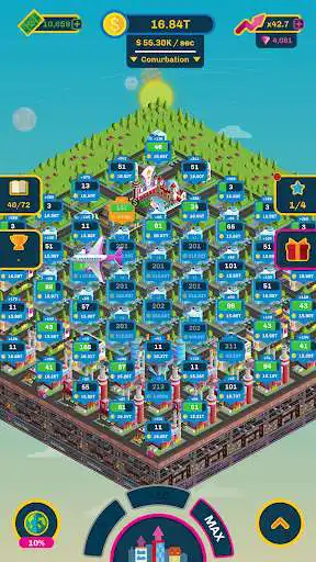 Play Skyward city: Urban tycoon  and enjoy Skyward city: Urban tycoon with UptoPlay
