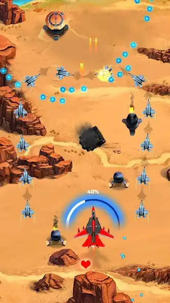Play Sky Warplanes Air Shooter as an online game Sky Warplanes Air Shooter with UptoPlay