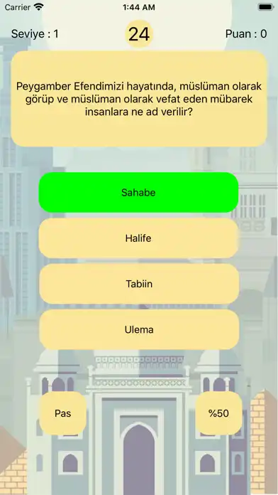 Play İslami Bilgi Yarışması as an online game İslami Bilgi Yarışması with UptoPlay
