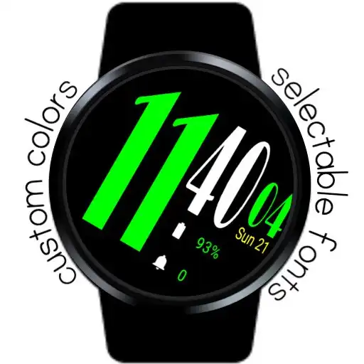 Play Slanted! Watch Face APK